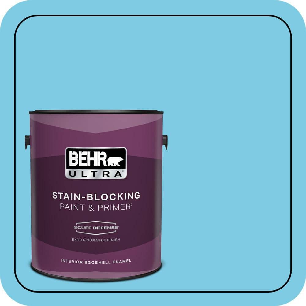 BEHR ULTRA 1 gal. #P490-3 Big Chill Extra Durable Eggshell Enamel Interior Paint & Primer
