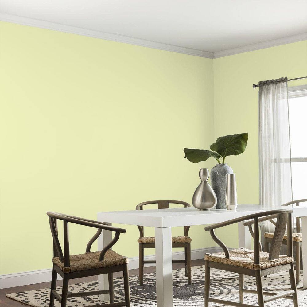 Glidden Ultra-Hide 1 gal. PPG1217-2 Limited Lime Eggshell Interior Paint (4)