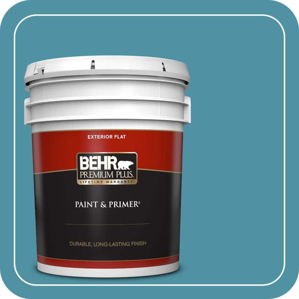 BEHR PREMIUM PLUS #530D-6 Teal Bayou Enamel Low Odor & Primer
