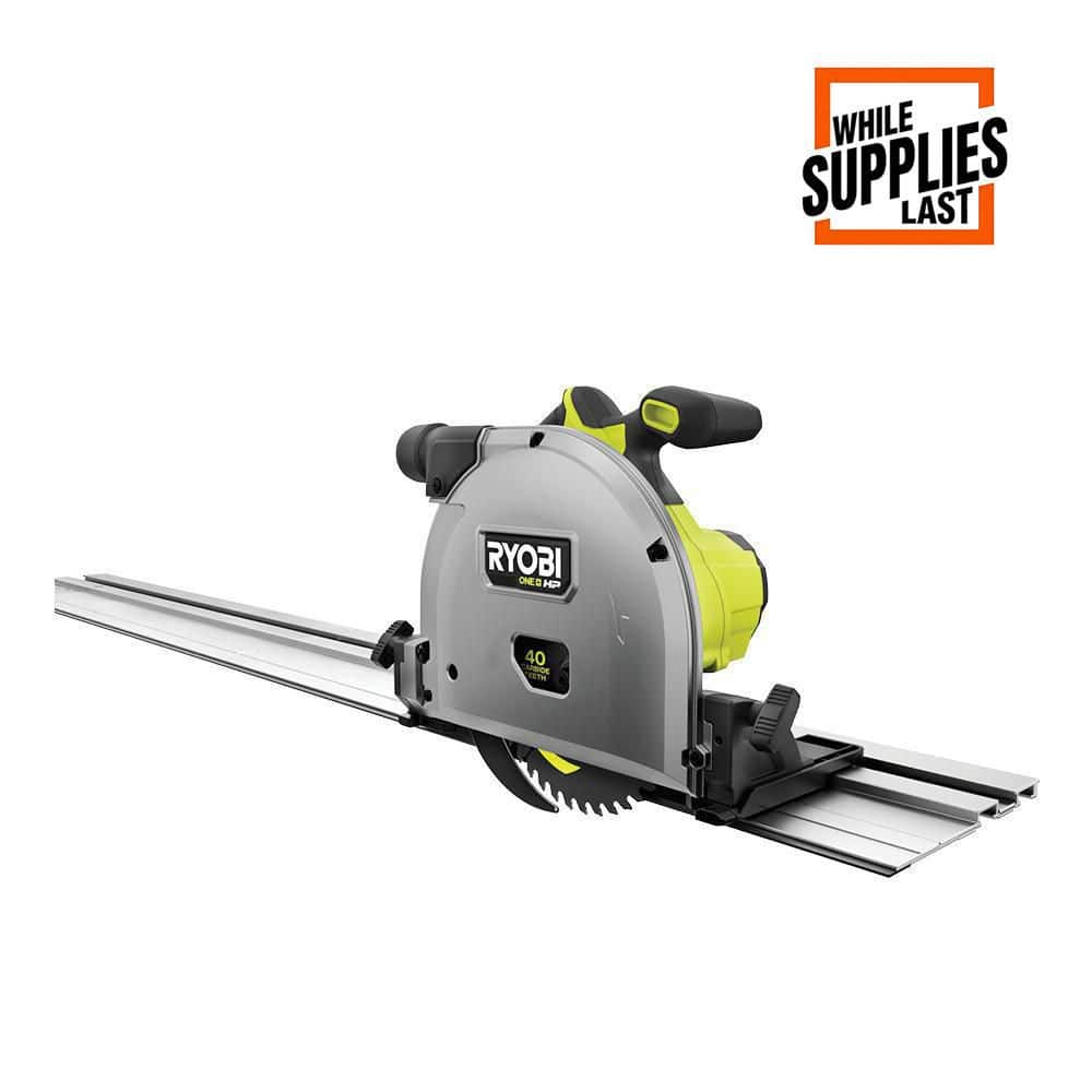 RYOBI ONE+ HP 18V Brushless Cordless 6-1/2 in. Track Saw (Tool Only) (1)