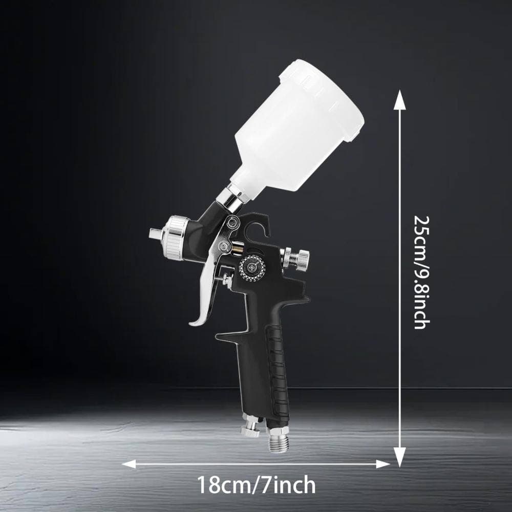 Unbranded Mini HVLP Air Spray Gun Kit with 0.8mm and 1.0mm Nozzles 125cc Cup for Auto Furniture Paint 2 Pack (3)
