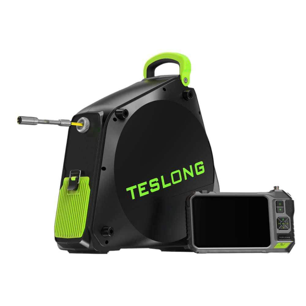Teslong PB800 Plumbing Inspection Camera 6000mAh 98ft Length 1080p Auto Focus 20mm Sewer Camera