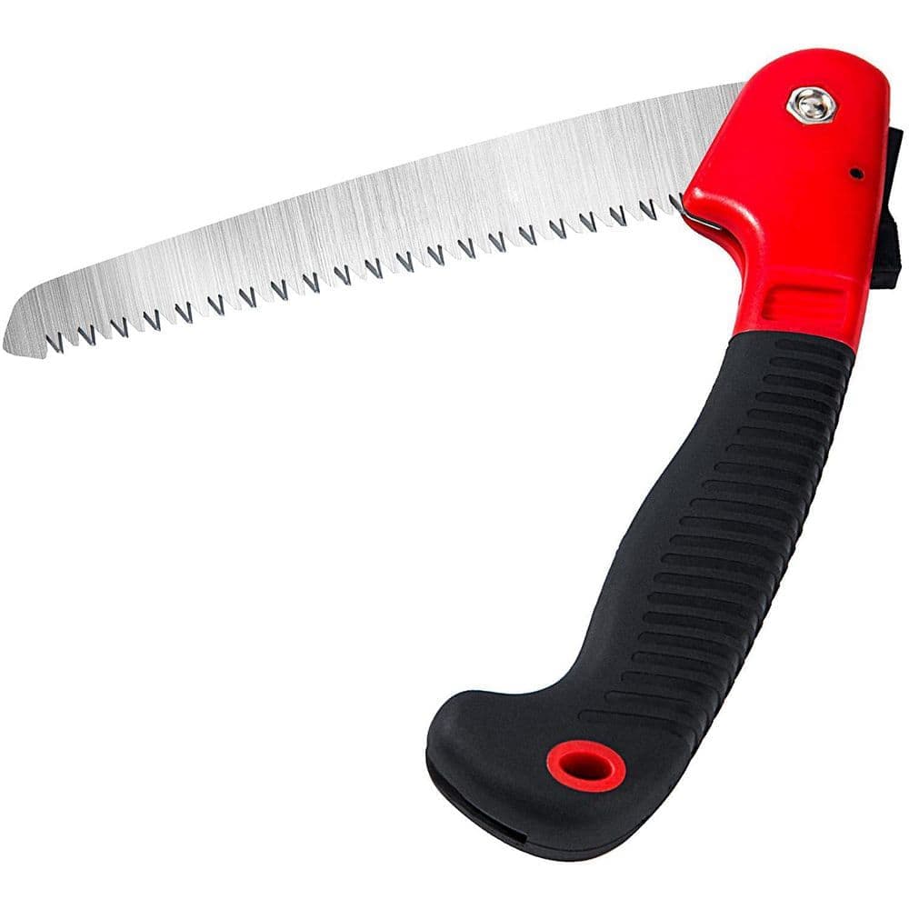Unbranded 7.7 in. Folding Pruning Saw with Triple-Cut Razor Teeth for Wood Cutting and Tree Trimming Gardening Tools (1)