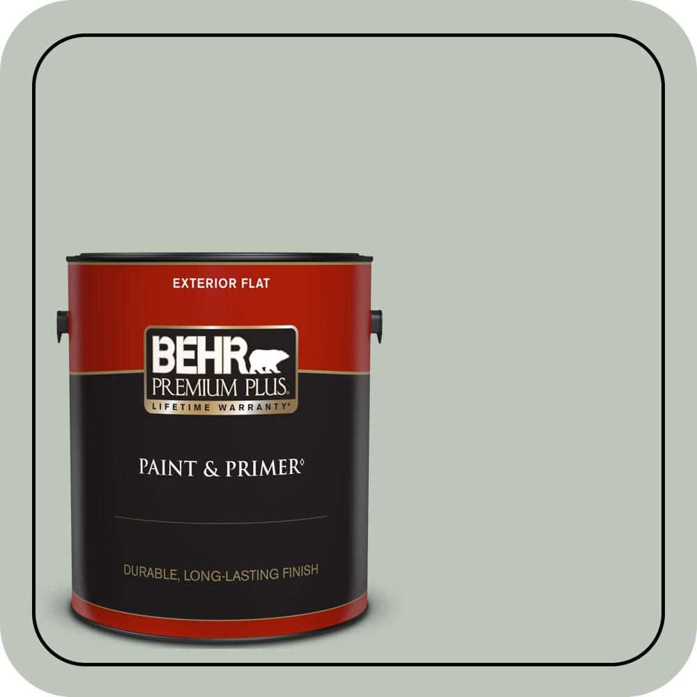 BEHR PREMIUM PLUS 1 gal. #700E-3 Contemplation Flat Exterior Paint & Primer