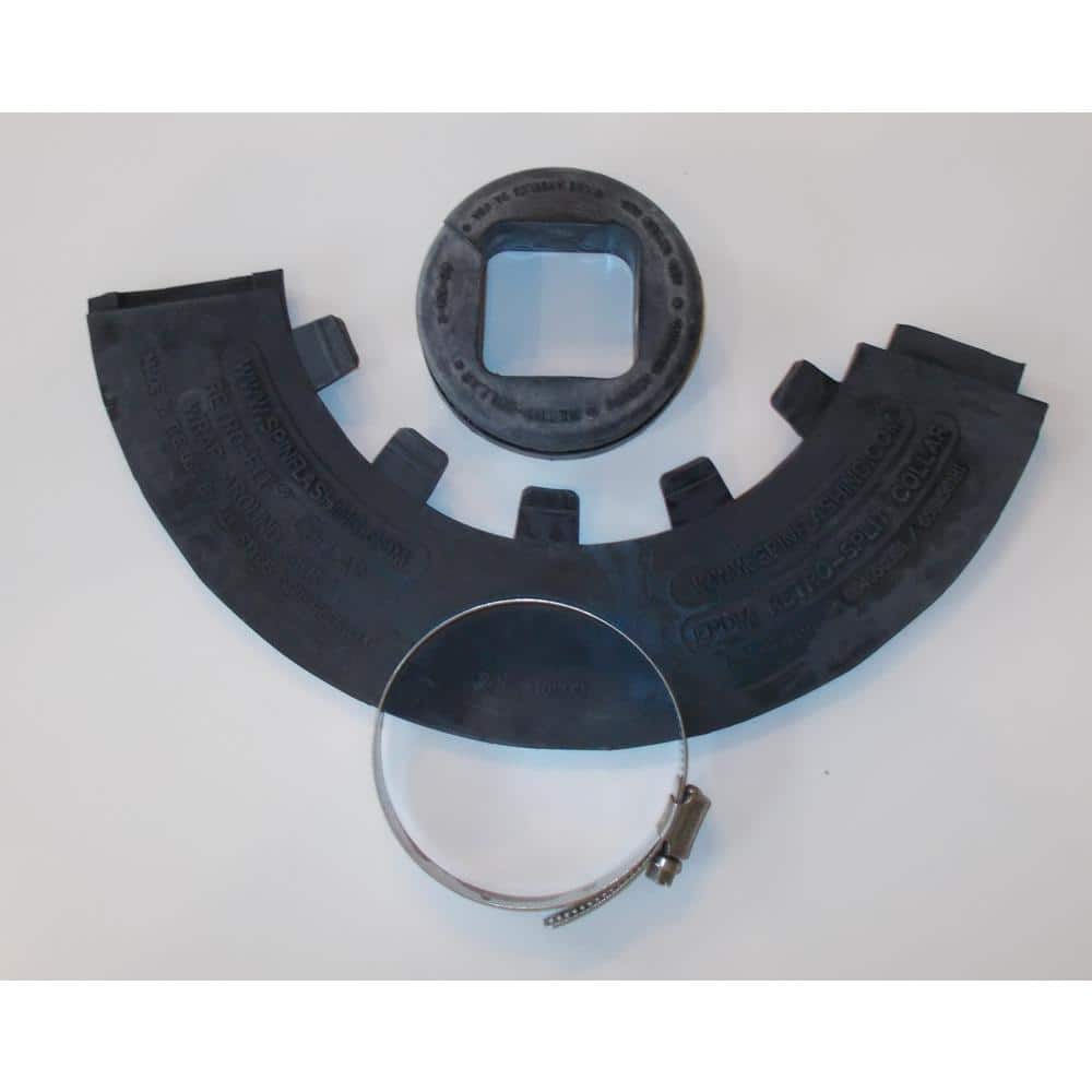 ALL STYLE INDUSTRIES LLC All Style Small Retro-Split Storm Collar Umbrella Flashing for Square Steel Pipe 2 in. W x 2 in. D x 1/4 in. Thick Wall (3)