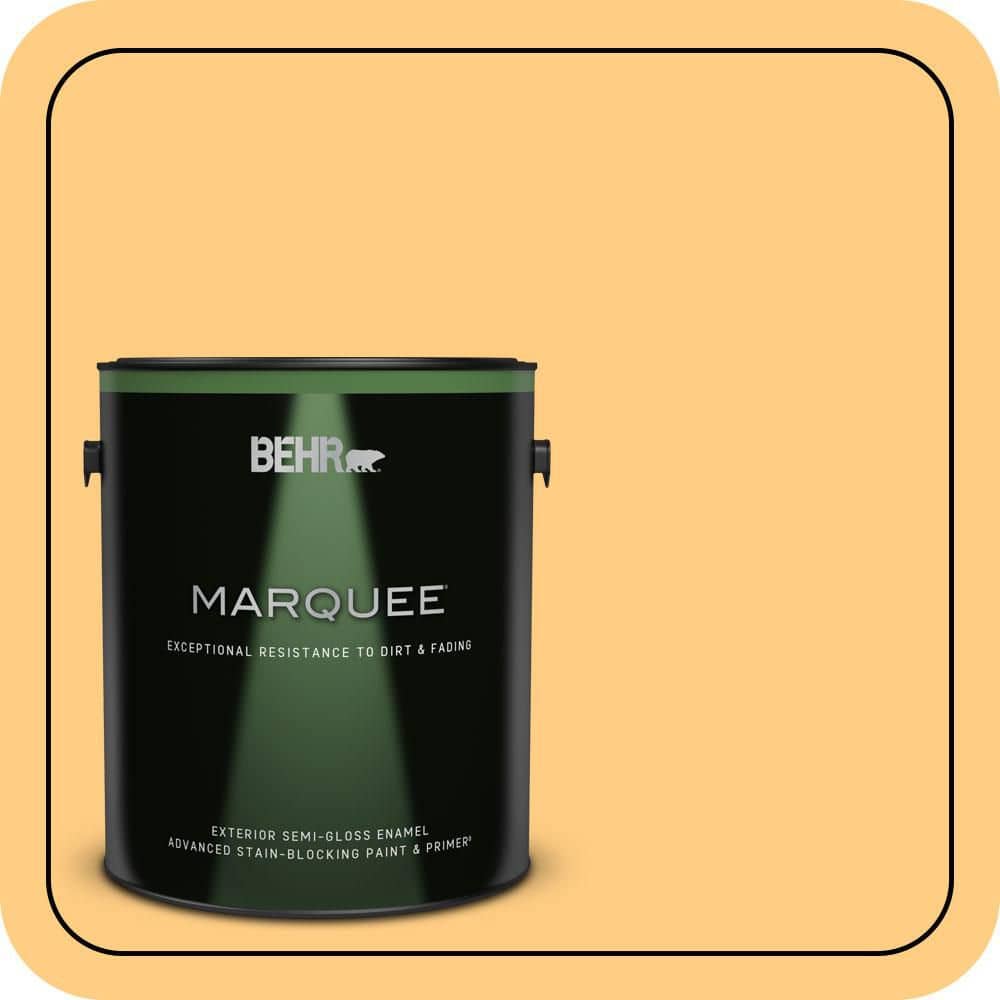 BEHR MARQUEE 1 gal. #P250-4 Equatorial Semi-Gloss Enamel Exterior Paint & Primer