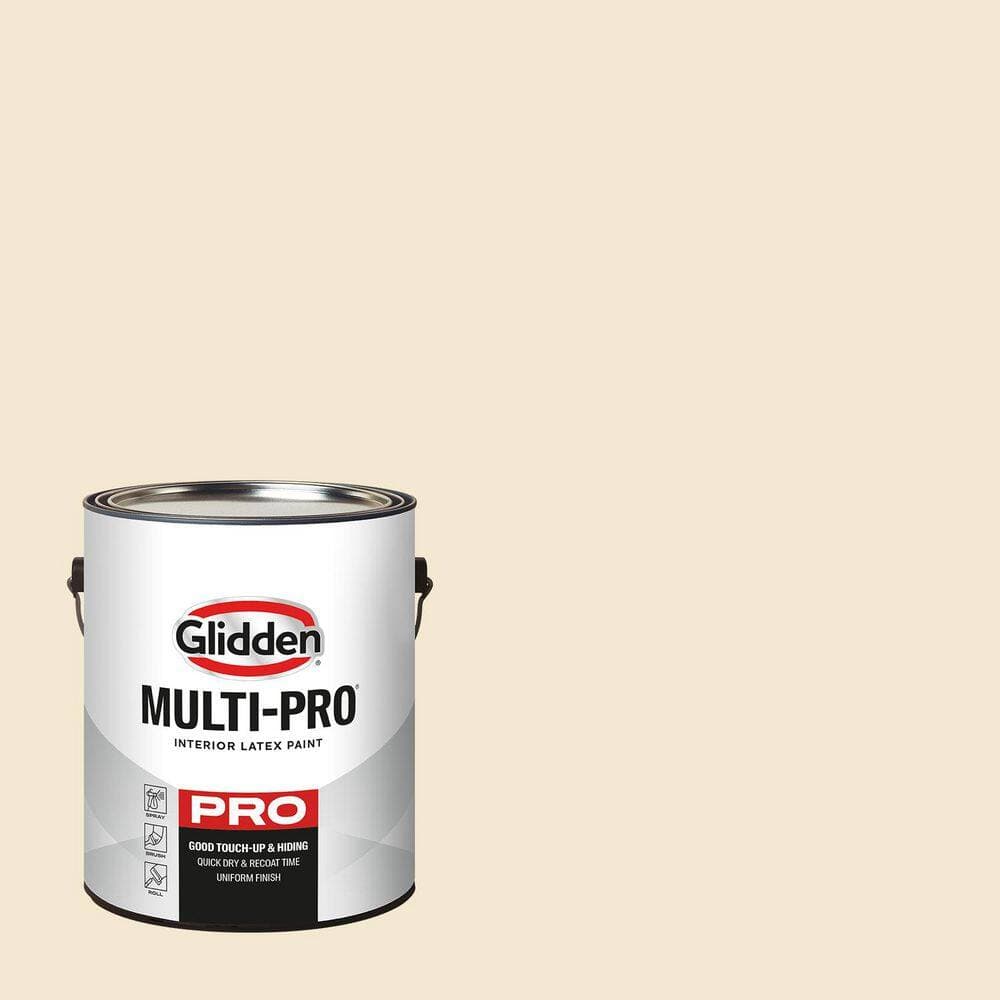 Glidden Multi-Pro 1 gal. PPG1207-2 Golden Mushroom Ultra Flat Interior Paint (1)