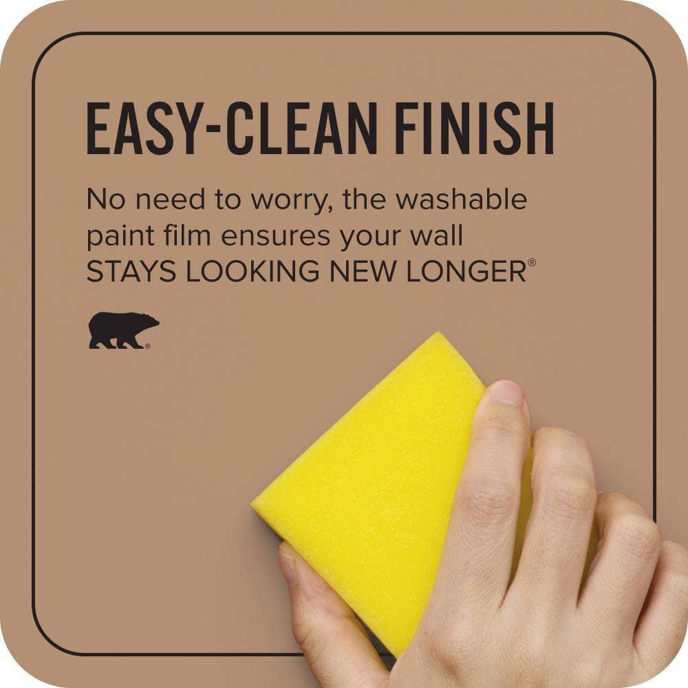 BEHR ULTRA 1 gal. #S240-5 Poncho Extra Durable Flat Interior Paint & Primer (4)