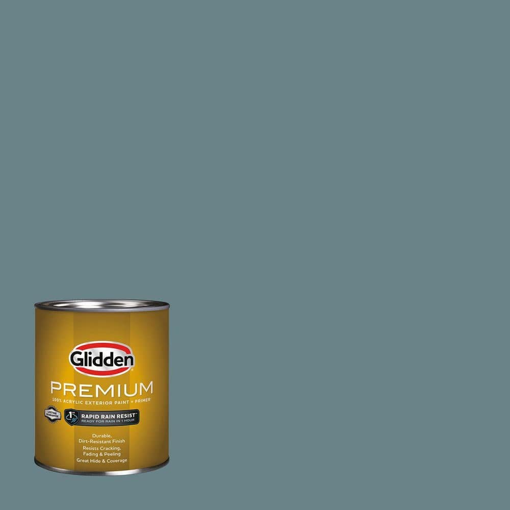 Glidden Premium 1 Qt. Puddle Jumper PPG1035-5 Flat Exterior Latex Paint