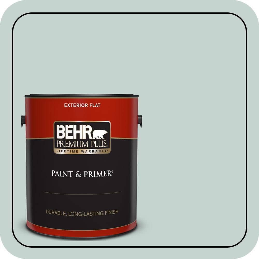 BEHR PREMIUM PLUS #490E-3 Celtic Gray Flat Low Odor & Primer (1)