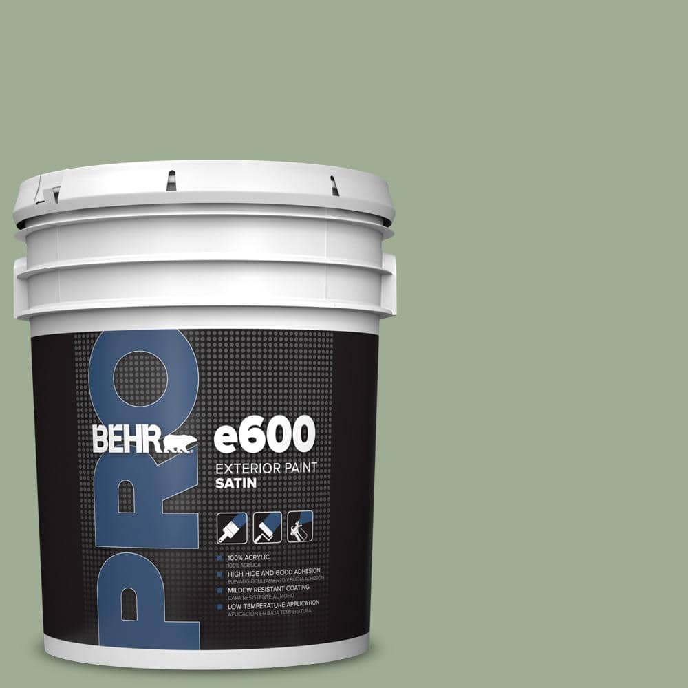 BEHR PRO 5 gal. #S390-4 Roof Top Garden Satin Exterior Paint