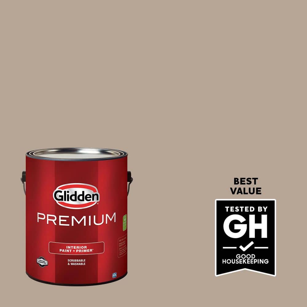 Glidden Premium 1-gal. PPG1020-4 El Capitan Eggshell Interior Latex Paint