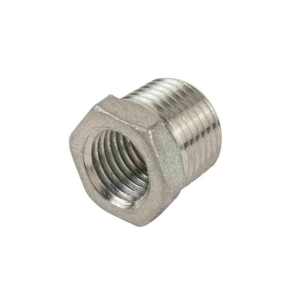 ProLine 1/2 in. MIP X 3/8 in. FIP Stainless Steel Bushing Fitting (1)