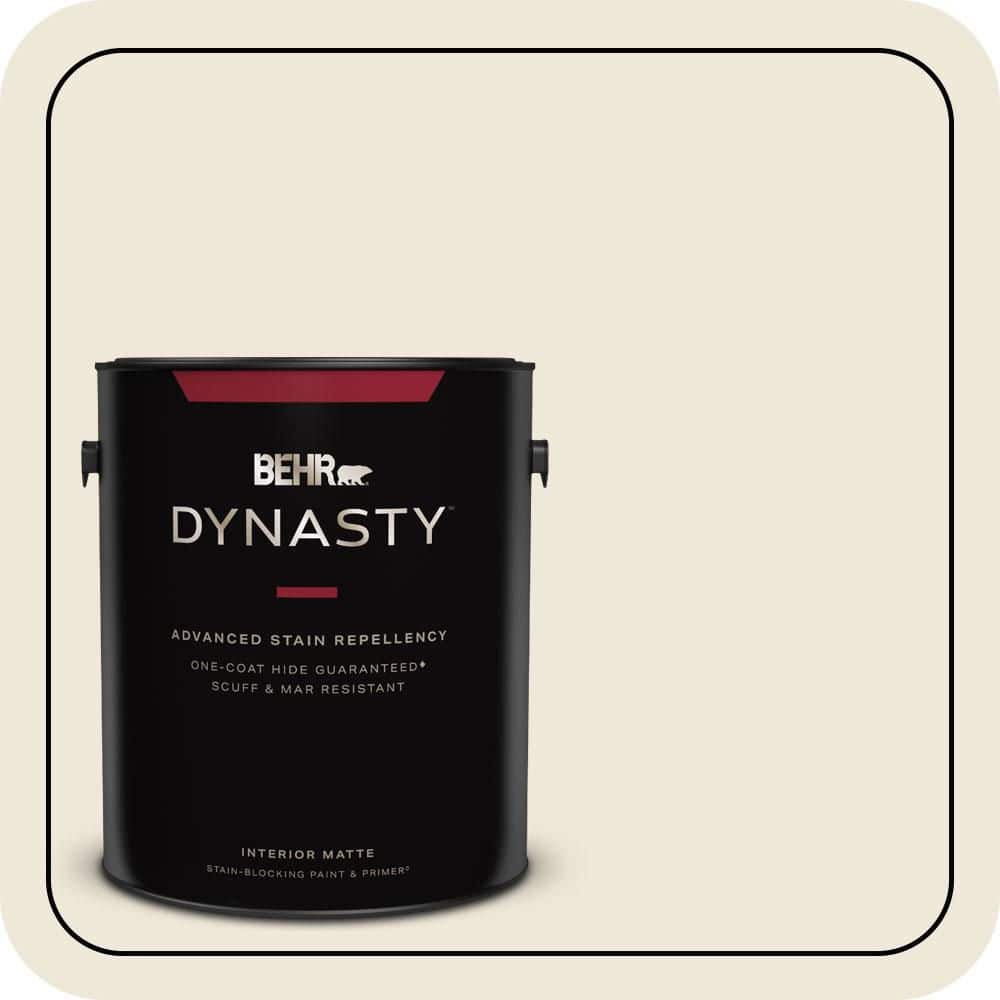 BEHR DYNASTY 1 gal. #OR-W12 Mourning Dove Matte Interior Stain-Blocking Paint & Primer