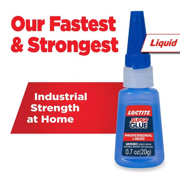 Loctite Super Glue 0.71 oz. Professional Liquid Clear Bottle (each) (2)