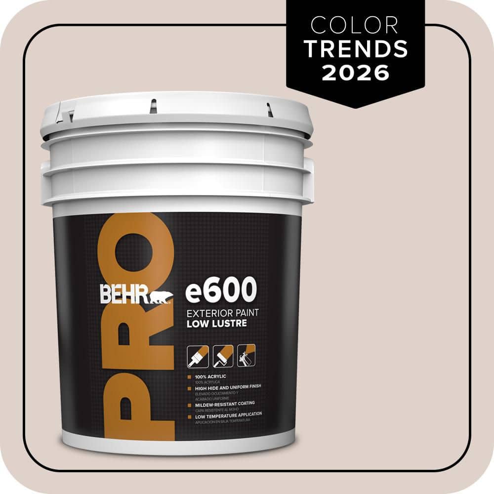 BEHR PRO 5 gal. #N150-1 Mocha Ice Low Luster Exterior Paint