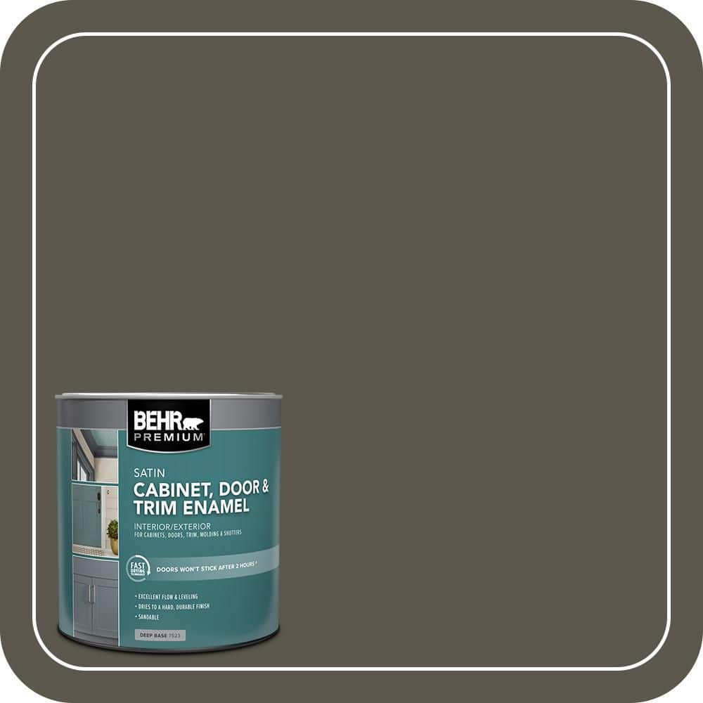 BEHR PREMIUM 1 qt. #MQ6-24 Windgate Hill Satin Enamel Interior/Exterior Cabinet, Door & Trim Paint (1)