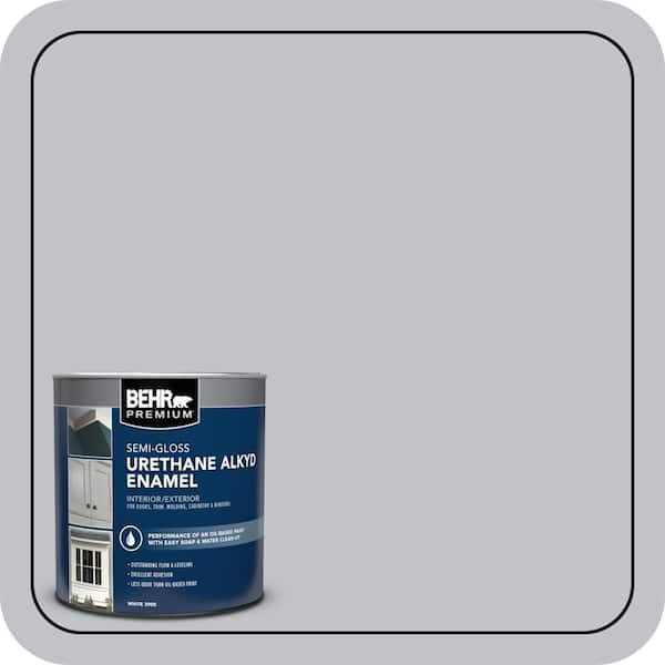 BEHR PREMIUM 1 qt. #N510-2 Galactic Tint Semi-Gloss Enamel Urethane Alkyd Interior/Exterior Paint (2)