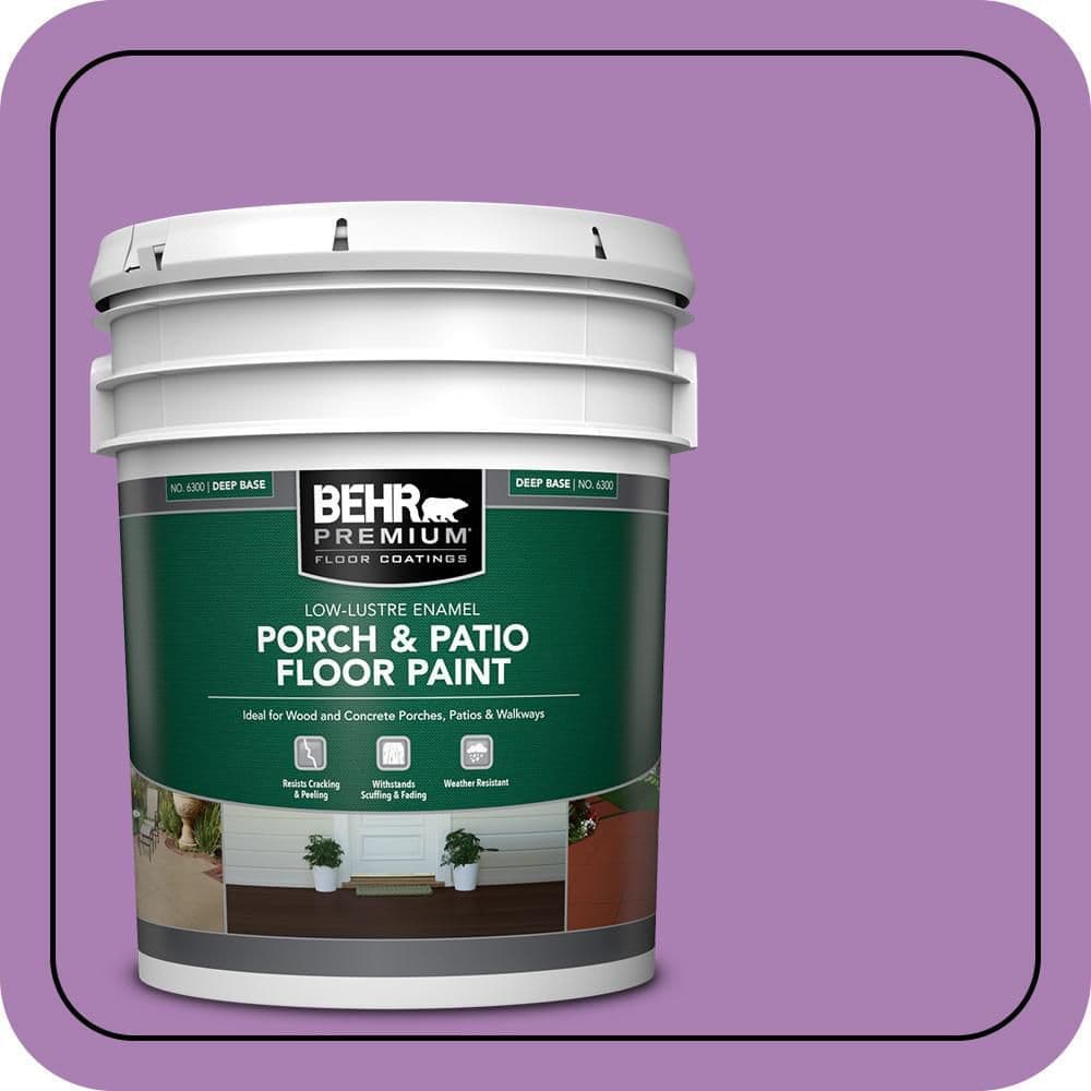 BEHR PREMIUM #P100-5 Low-Lustre Enamel Interior/Exterior Porch and Patio Floor Paint (1)