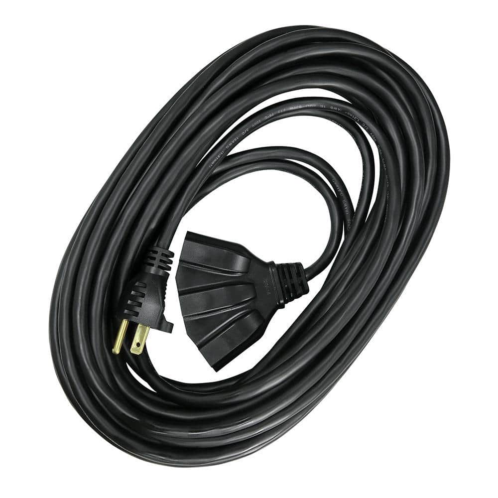 HDX 16/3 Light Duty Indoor/Outdoor Extension Cord with Multiple Outlet Triple Tap End (3)