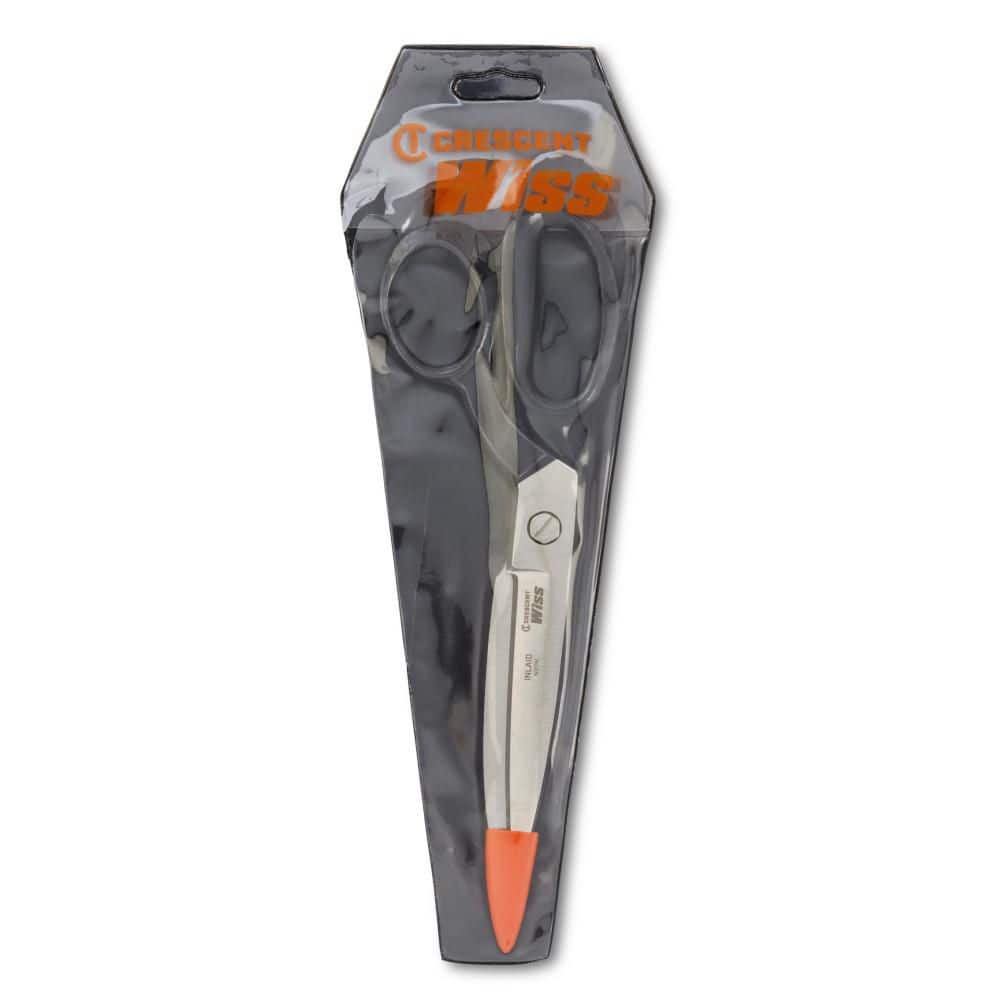 Crescent Wiss 10 in. Inlaid Wide Blade Industrial Upholstery and Fabric Shears (2)