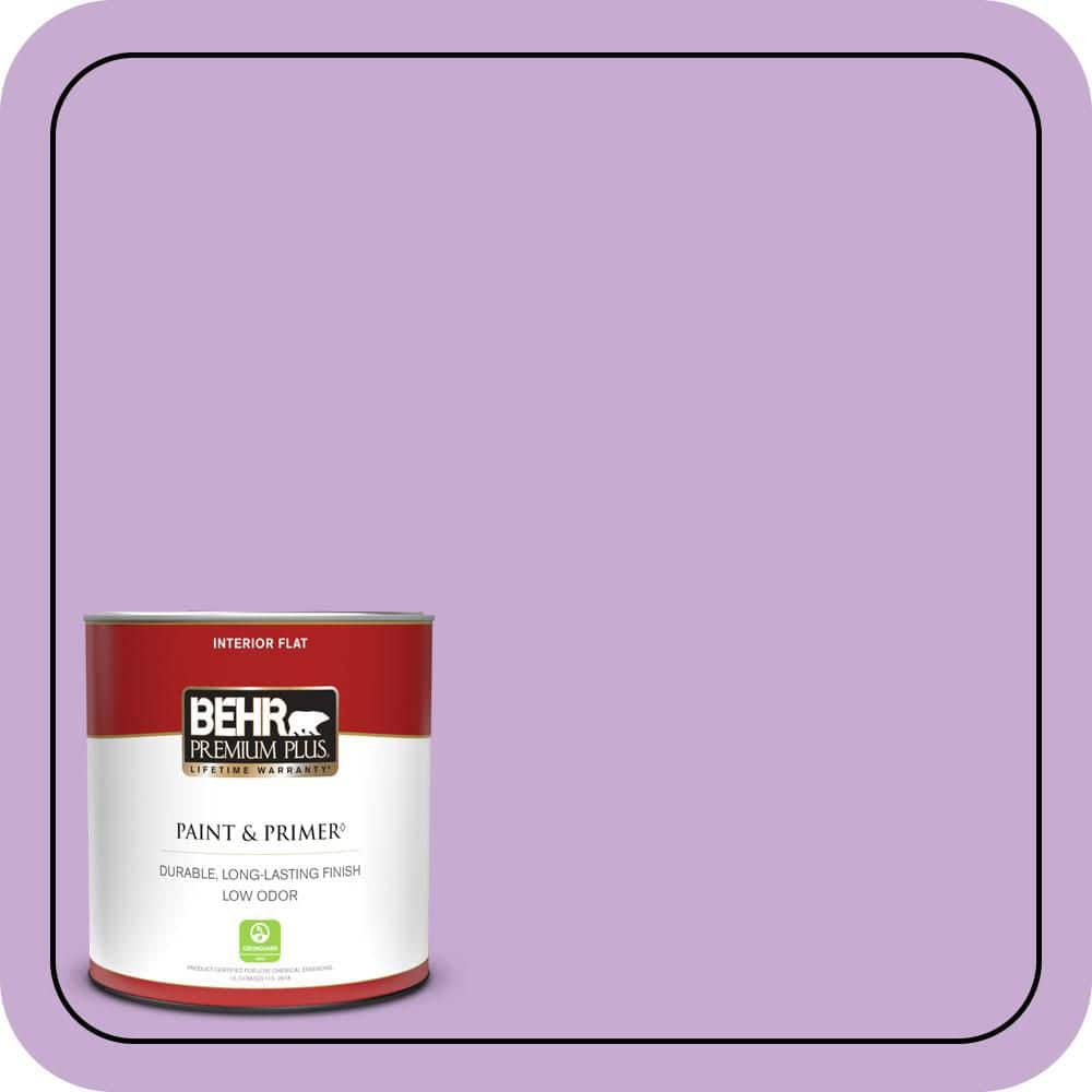 BEHR PREMIUM PLUS #660B-4 Pale Orchid Enamel Low Odor & Primer