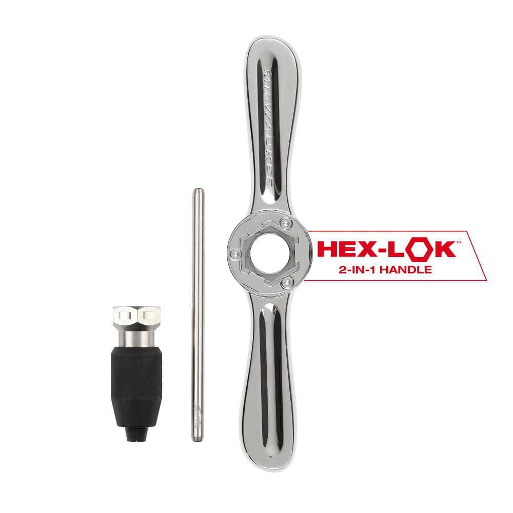 Milwaukee Hex-LOK 2-in-1 Threading Handle & Tap Collet (1)