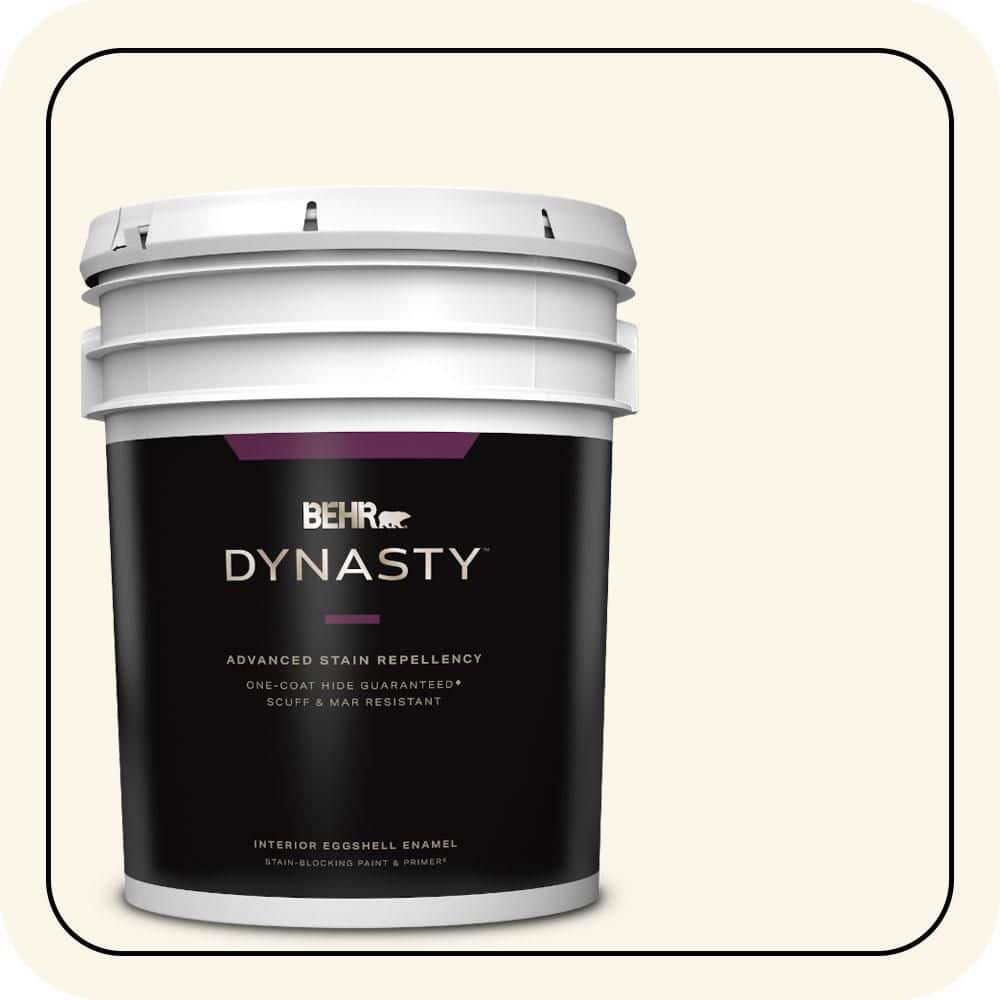 BEHR DYNASTY 5 gal. #PWN-30 Clear Moon Eggshell Enamel Interior Stain-Blocking Paint & Primer