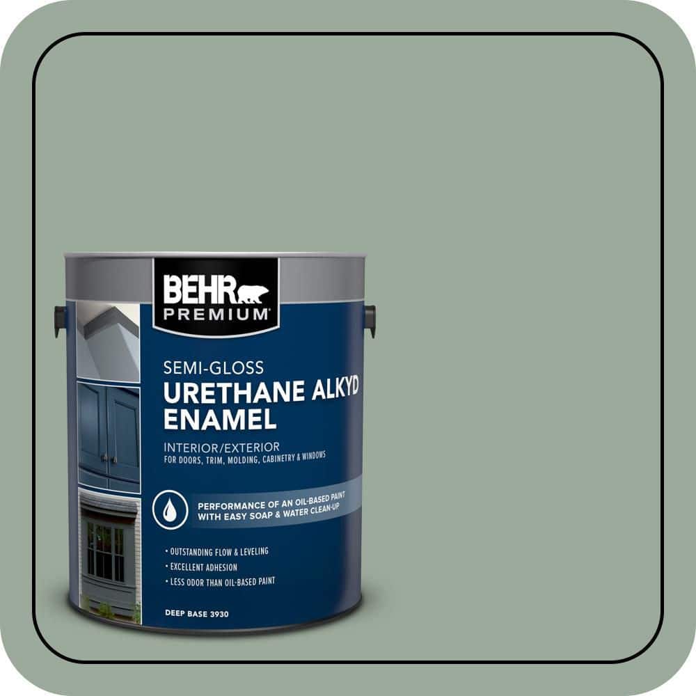 BEHR PREMIUM 1 gal. #450F-4 Scotland Road Urethane Alkyd Semi-Gloss Enamel Interior/Exterior Paint