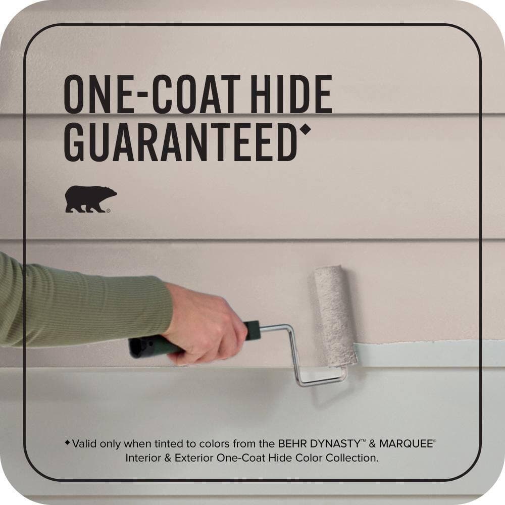 BEHR MARQUEE 1 gal. #N180-3 Race Track Flat Exterior Paint & Primer (3)