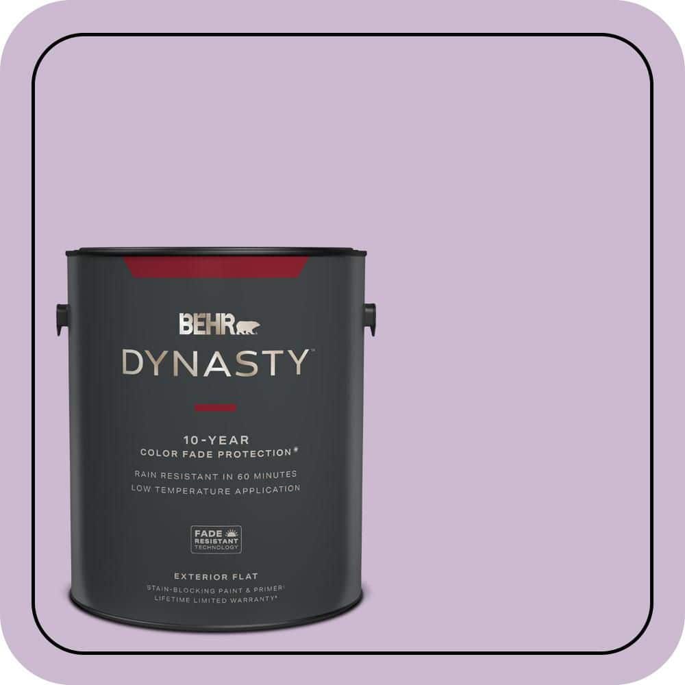 BEHR DYNASTY 1 gal. #660C-3 Sweet Petal Flat Exterior Stain-Blocking Paint & Primer