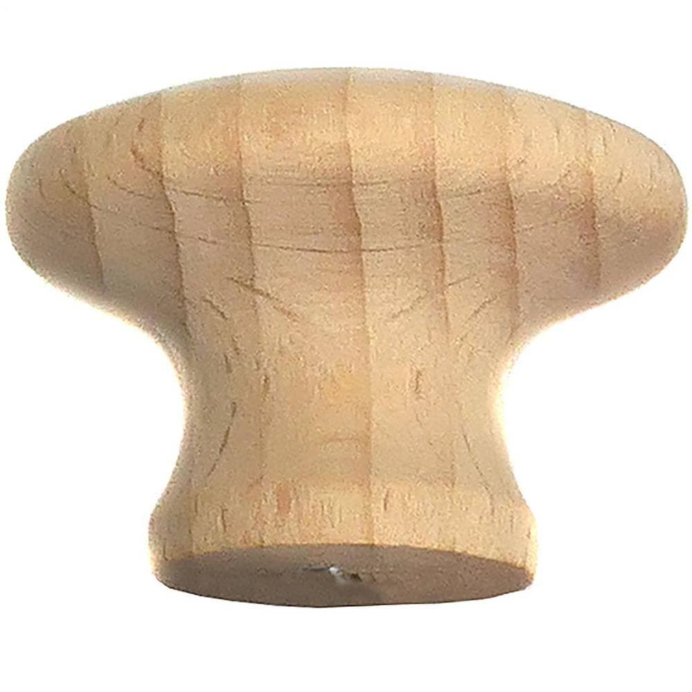 Laurey Au Natural 1-1/2 in. Wood Round Cabinet Knob (3)