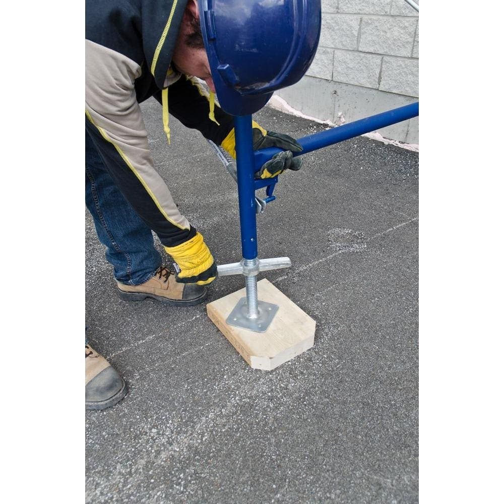 MetalTech 10 ft. Galvanized Steel Safety Guard Rail, Tool/Equipment for Exterior Construction Scaffolding (2)