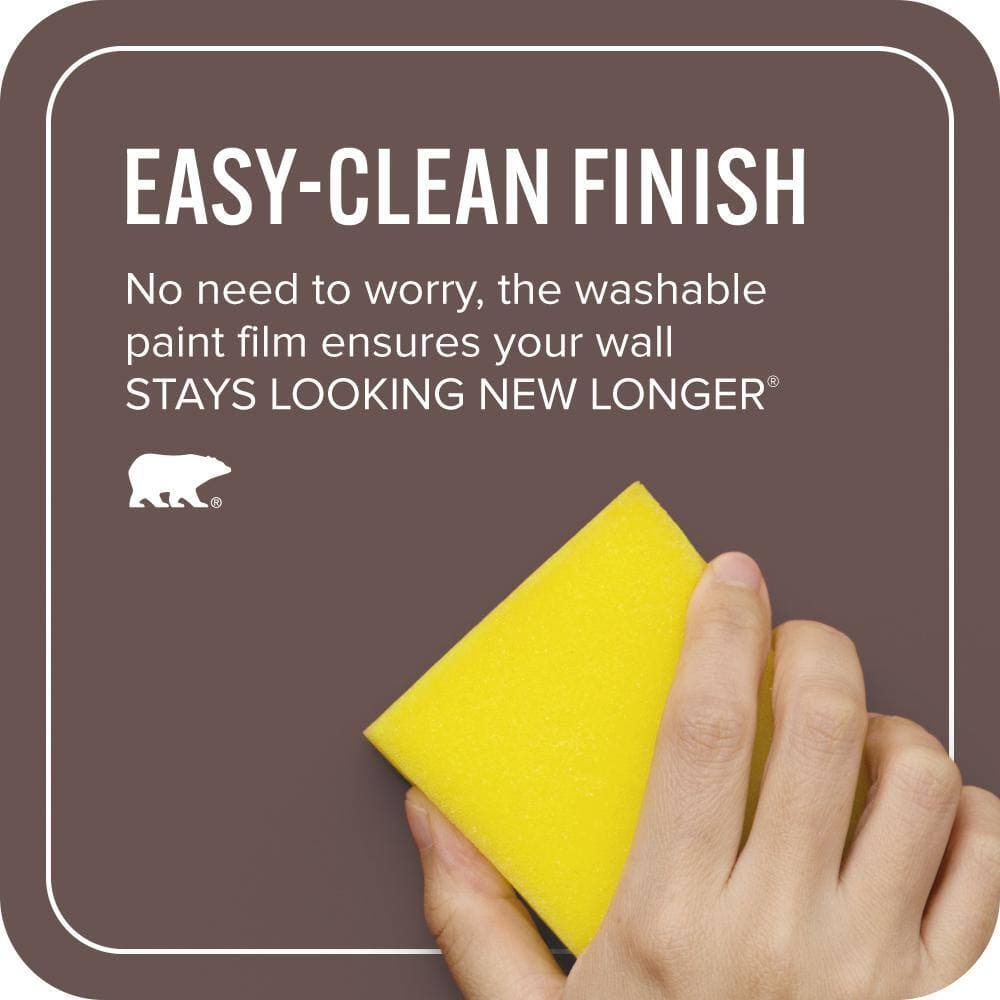 BEHR ULTRA 1 gal. #MQ1-42 Briar Wood Extra Durable Flat Interior Paint & Primer (4)