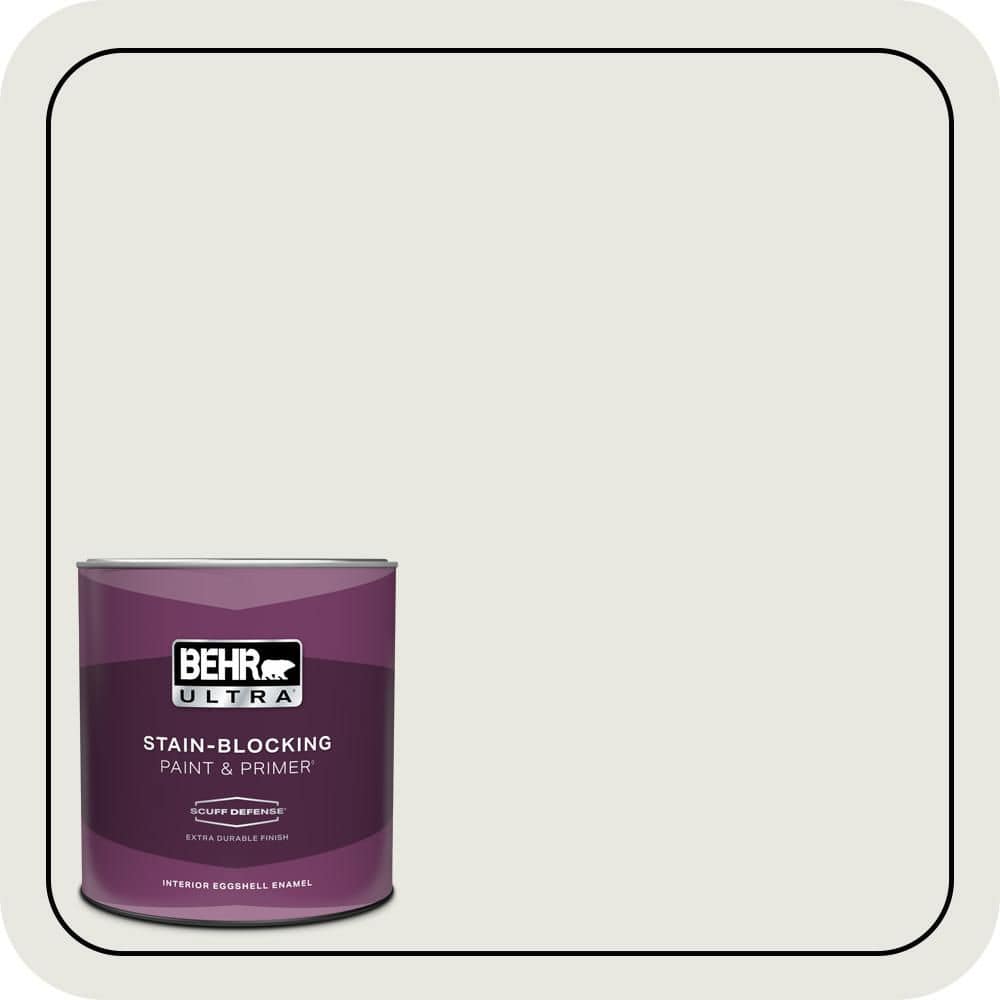 BEHR ULTRA 1 qt. #PWN-64 Silver Dust Extra Durable Eggshell Enamel Interior Paint & Primer