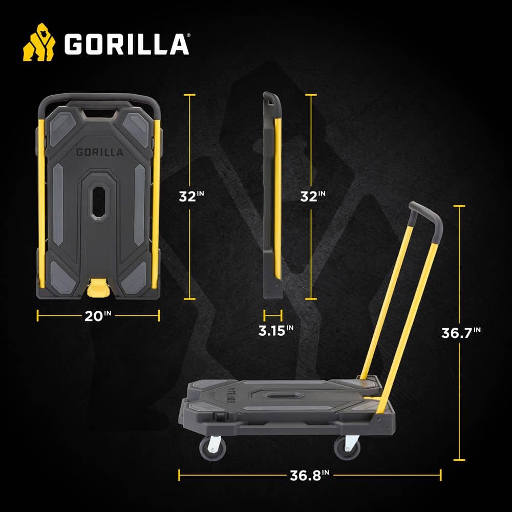 Gorilla 600 lb. Capacity Platform Cart (2)
