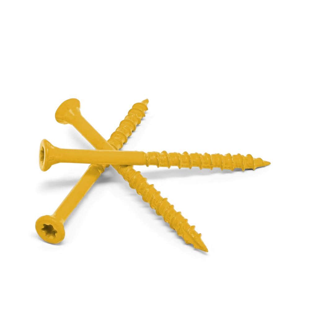 DECKMATE #9 x 2-1/2 in. Tan Torx Flat-Head Wood Deck Screw (5 lbs. / 435-Piece) (2)