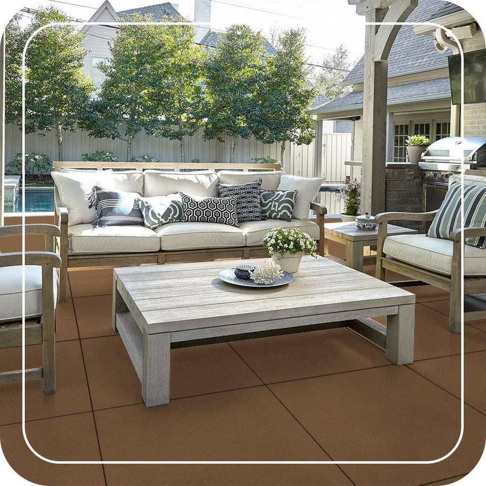 BEHR PREMIUM #PPU4-19 Textured Low-Lustre Enamel Interior/Exterior Porch and Patio Anti-Slip Floor Paint (3)
