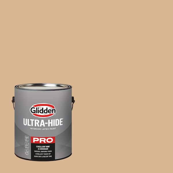 Glidden Ultra-Hide 1 gal. PPG1080-3 Nutmeg Glow Satin Interior Paint (2)