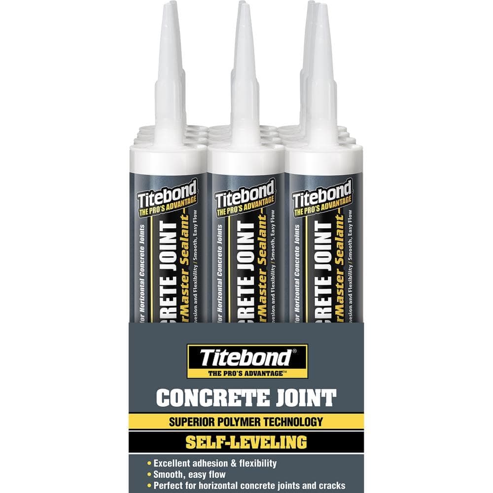 Titebond 10.1 Oz. WeatherMaster Concrete Joint Sealant - Gray (12-Pack)