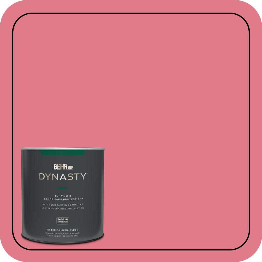 BEHR DYNASTY 1 qt. #P150-4 Hot Gossip Semi-Gloss Enamel Exterior Stain-Blocking Paint & Primer