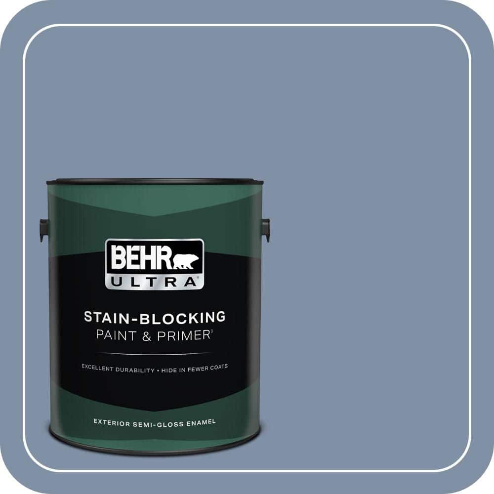 BEHR ULTRA 1 gal. #MQ5-16 Montage Semi-Gloss Enamel Exterior Paint & Primer