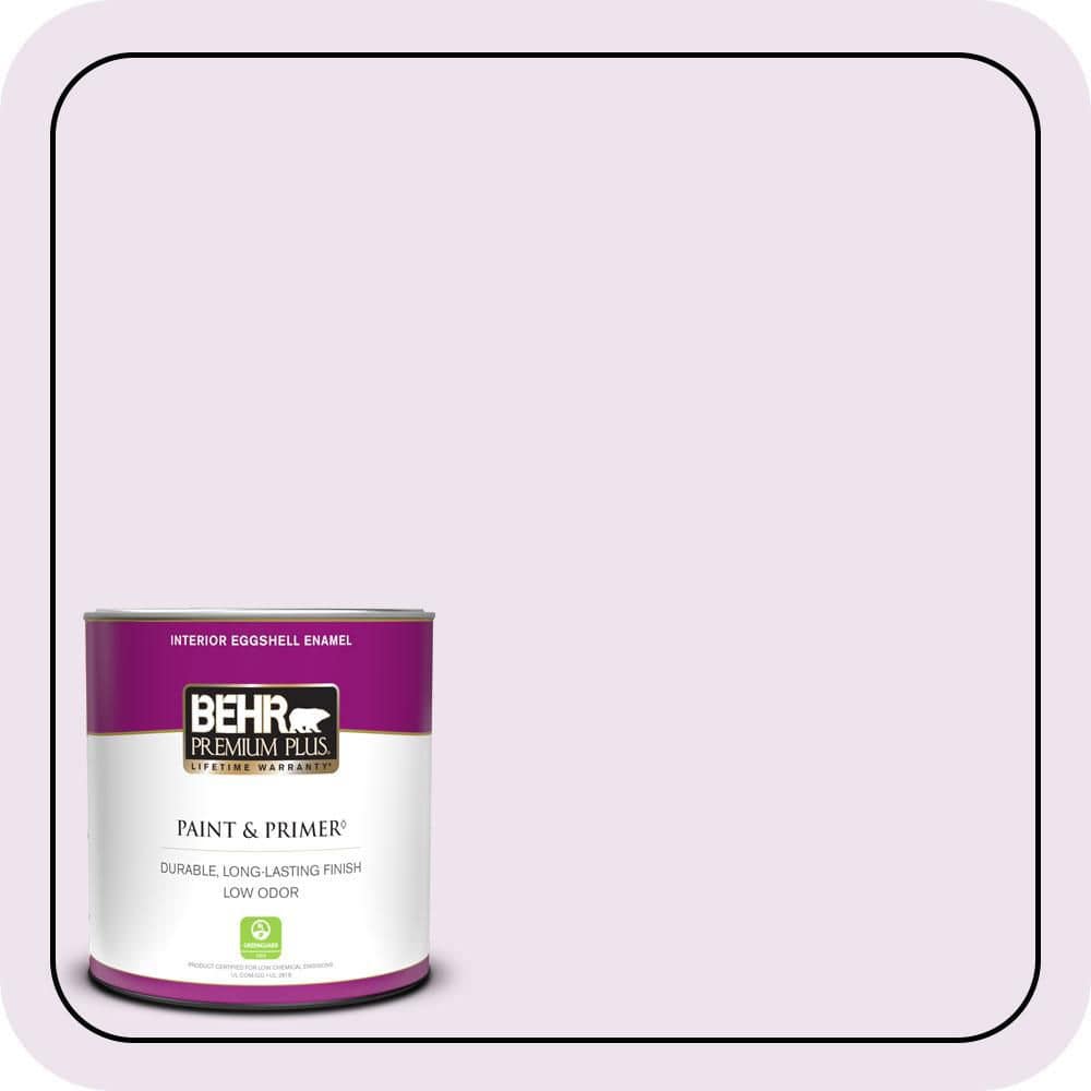 BEHR PREMIUM PLUS #670A-1 Quartz Pink Enamel Interior/Exterior Paint & Primer Color Sample (1)