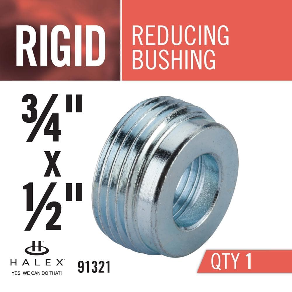 Halex 3/4 in. x 1/2 in. Rigid Reducer Bushing (2)