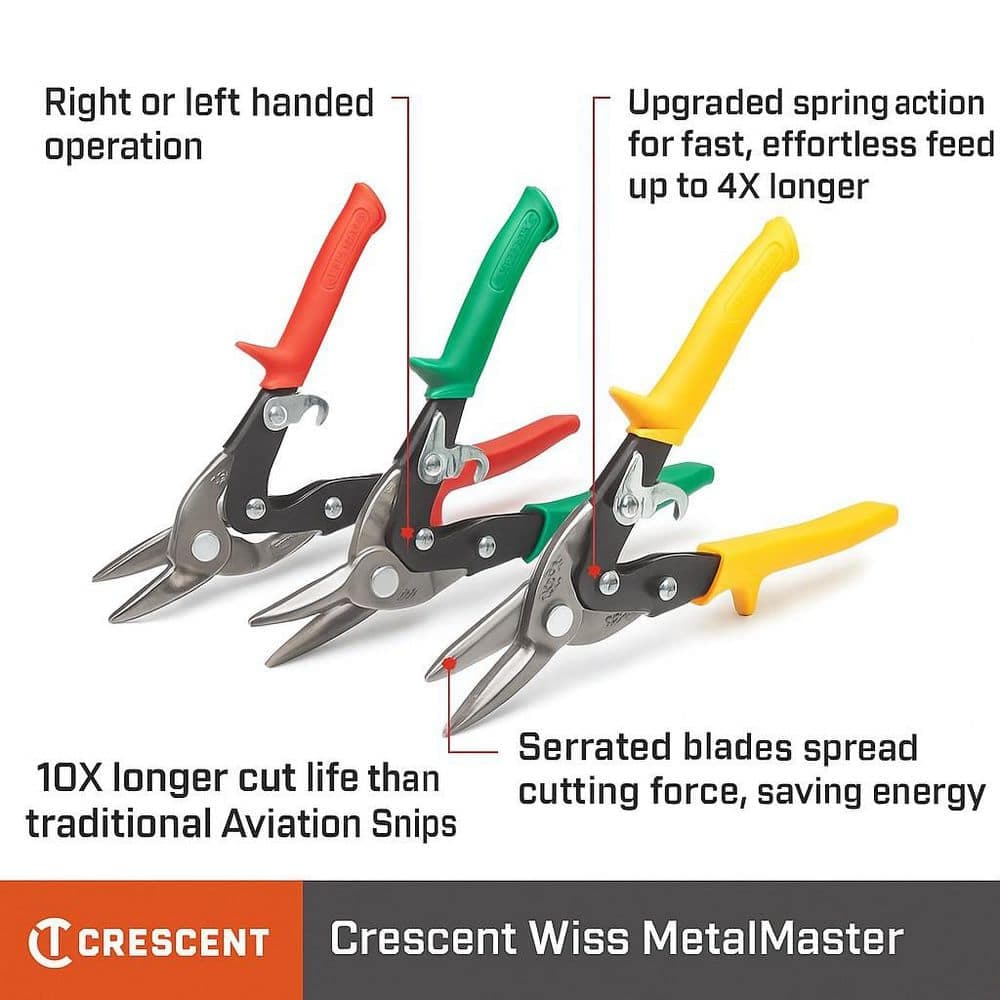 Crescent Wiss 9-1/4 in. Bulldog Straight Snips (2)