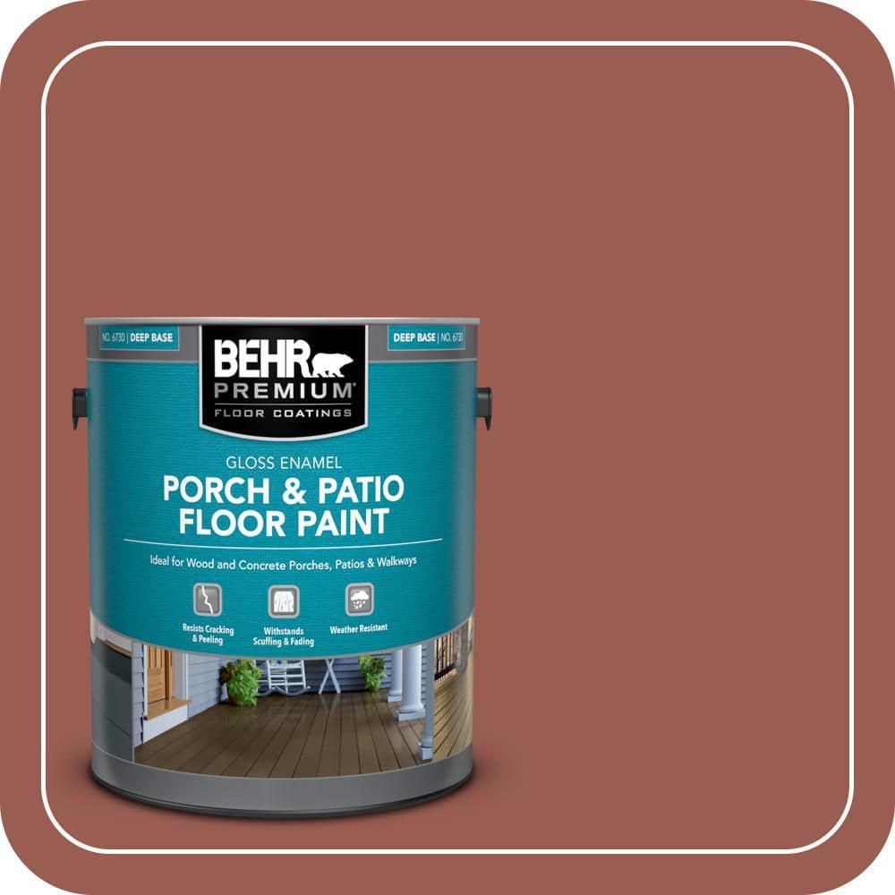 BEHR PREMIUM 1 gal. #S160-6 Red Potato Gloss Enamel Interior/Exterior Porch and Patio Floor Paint