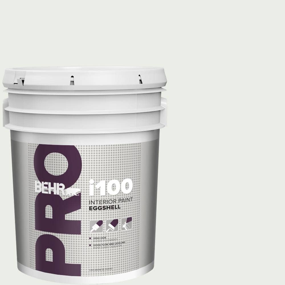 BEHR PRO 5 gal. #N410-1 Silence Eggshell Interior Paint