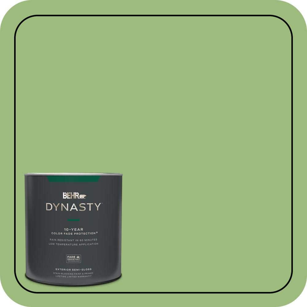 BEHR DYNASTY 1 qt. #P380-5 Gleeful Semi-Gloss Enamel Exterior Stain-Blocking Paint & Primer