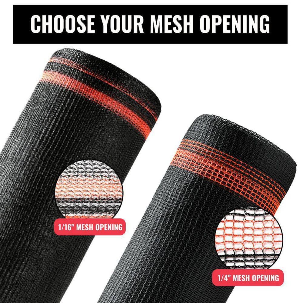SEALTECH White-10 ft.. X 200 ft. Debris Netting Rolls - Fire Retardant, 1/16 in. Mesh Roll (3)