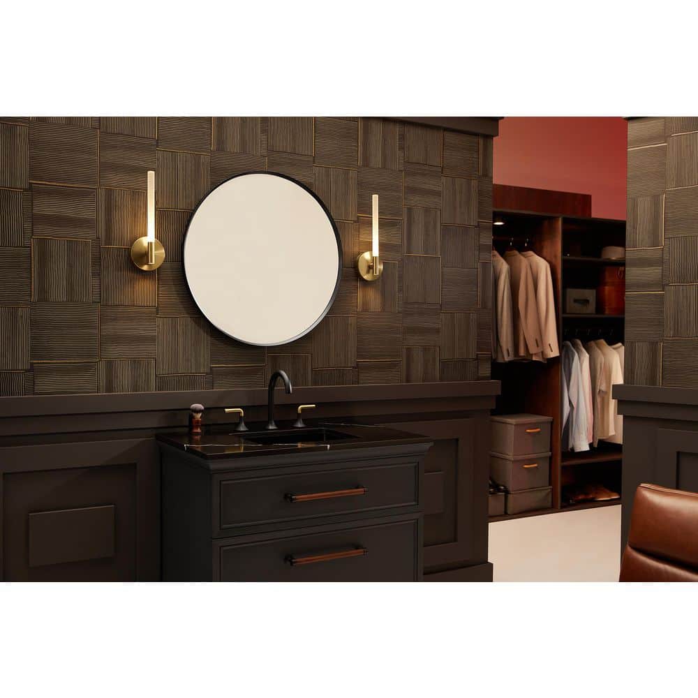 KOHLER Silestone 37 in. W x 22.4375 in. D Quartz Rectangle Cutout with Vanity Top in Eternal Marquwith (3)